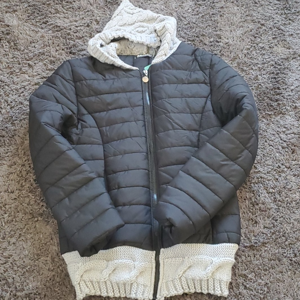 Black puffy jacket